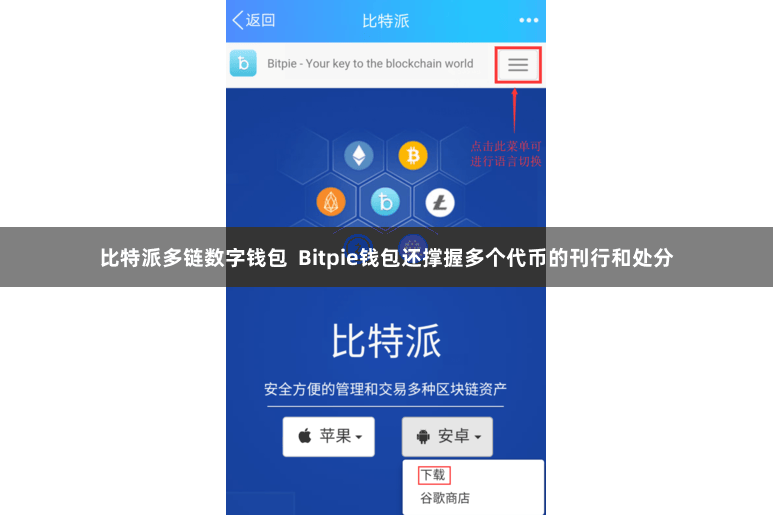 比特派多链数字钱包 Bitpie钱包还撑握多个代币的刊行和处分