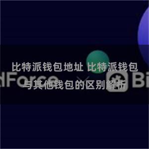 比特派钱包地址 比特派钱包与其他钱包的区别解析