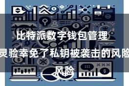 比特派数字钱包管理  灵验幸免了私钥被袭击的风险