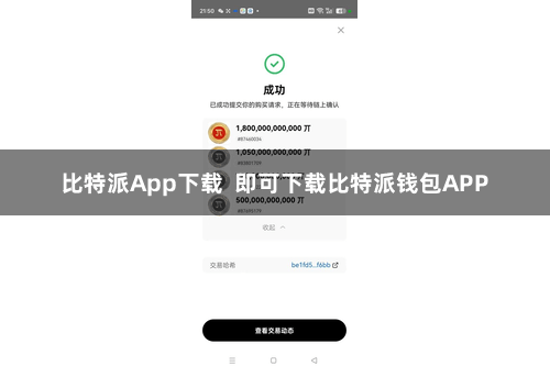 比特派App下载  即可下载比特派钱包APP